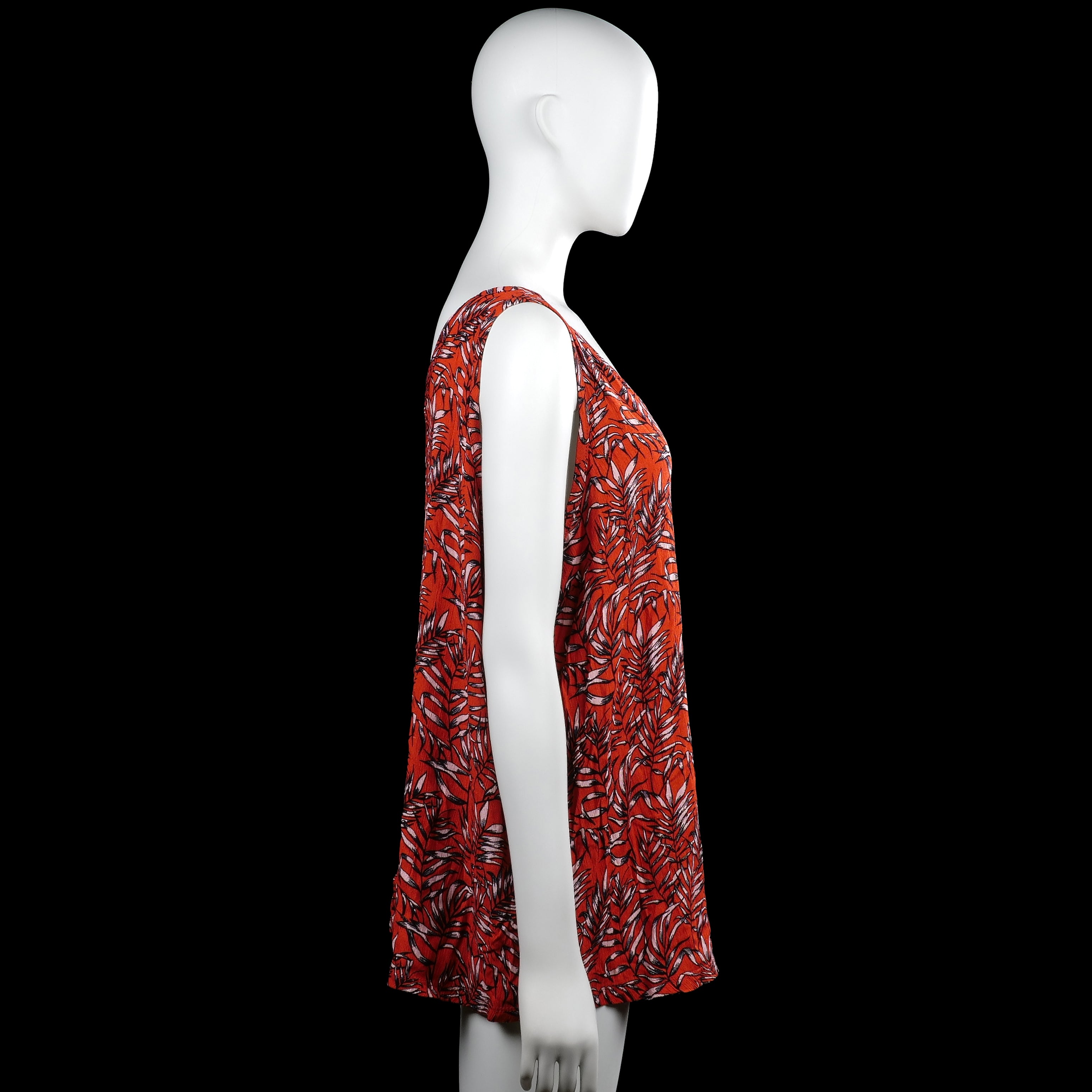 Tank top - Red & Black - Size 46