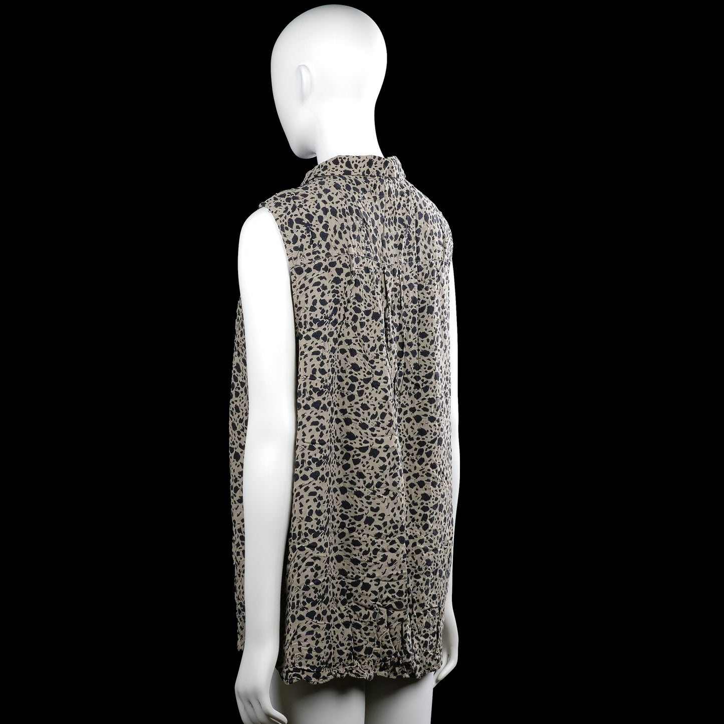 Shirt - Beige & Black - Size XXL