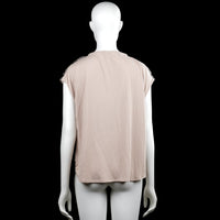 Blouse - Beige & Black - Size M