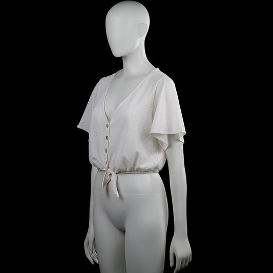 Blouse - Ivory - Size M