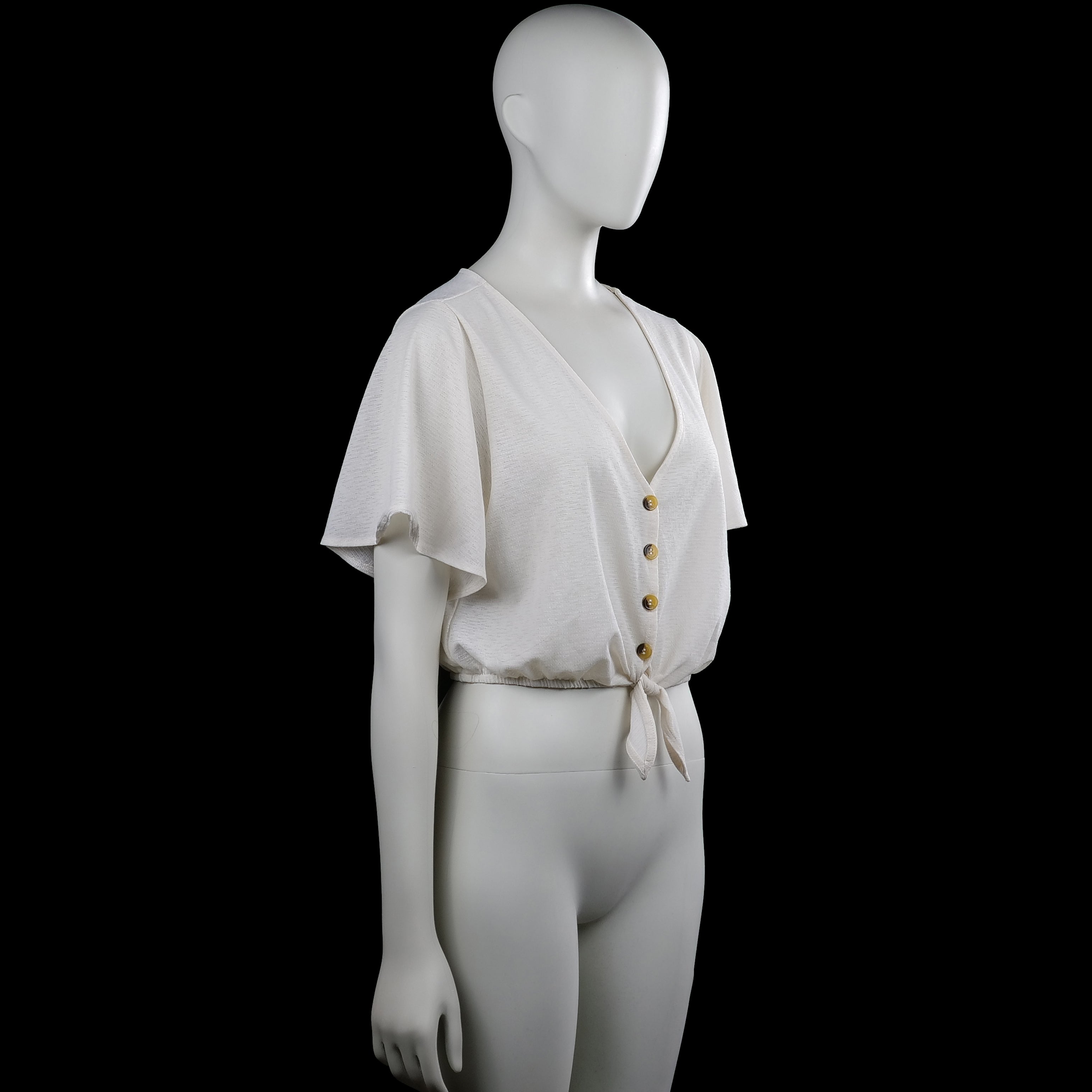 Blouse - Ivory - Size M