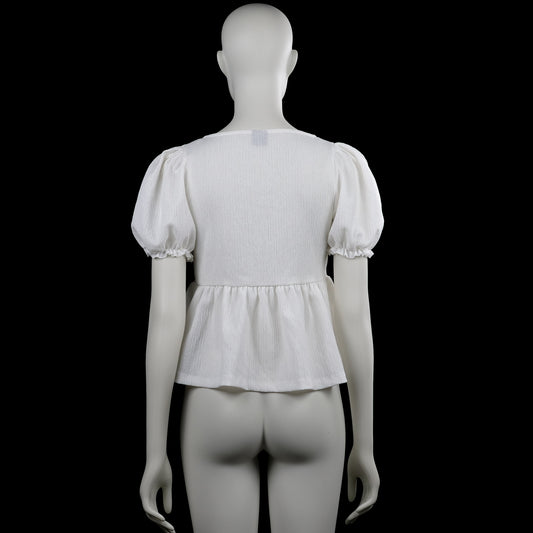 Blouse - White - Size S