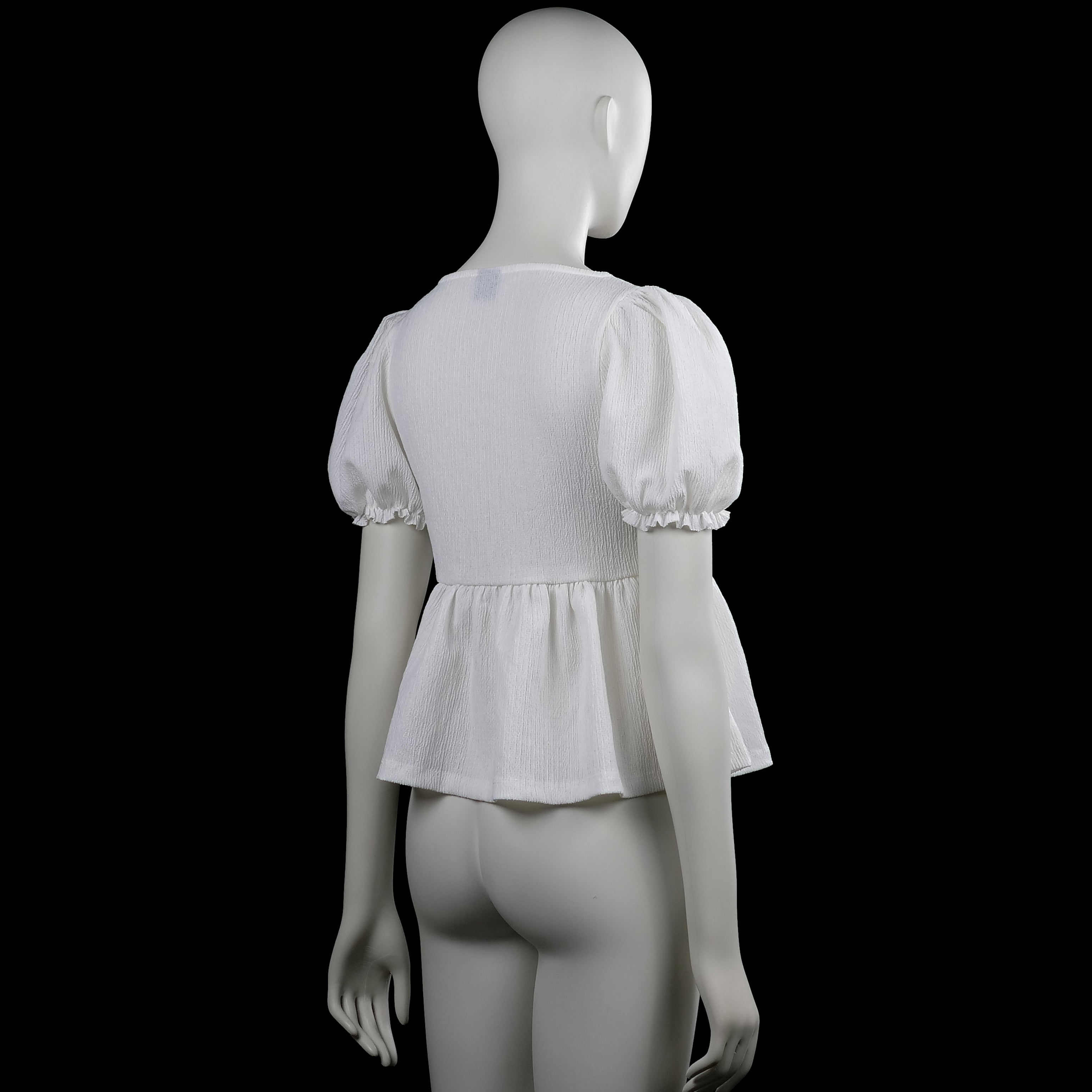 Blouse - White - Size S