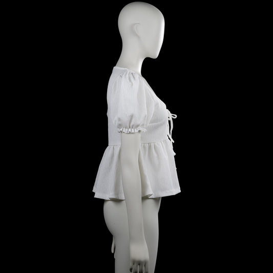 Blouse - White - Size S