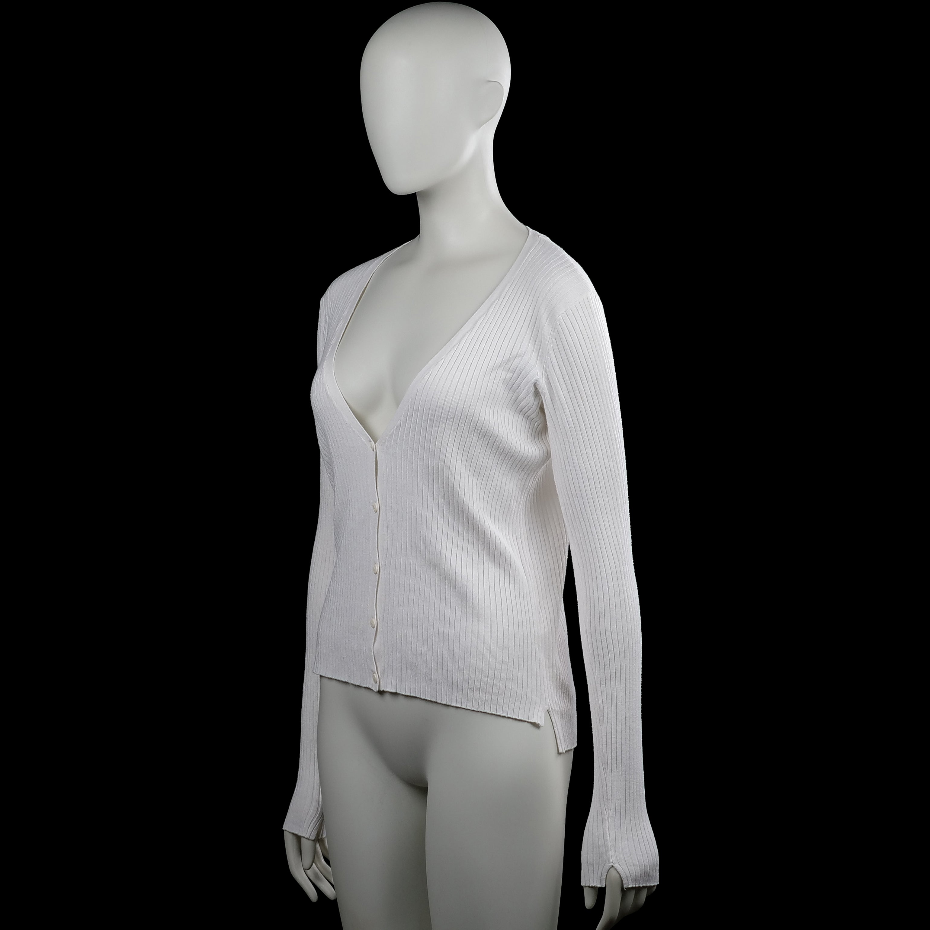 Cardigan - White - Size L