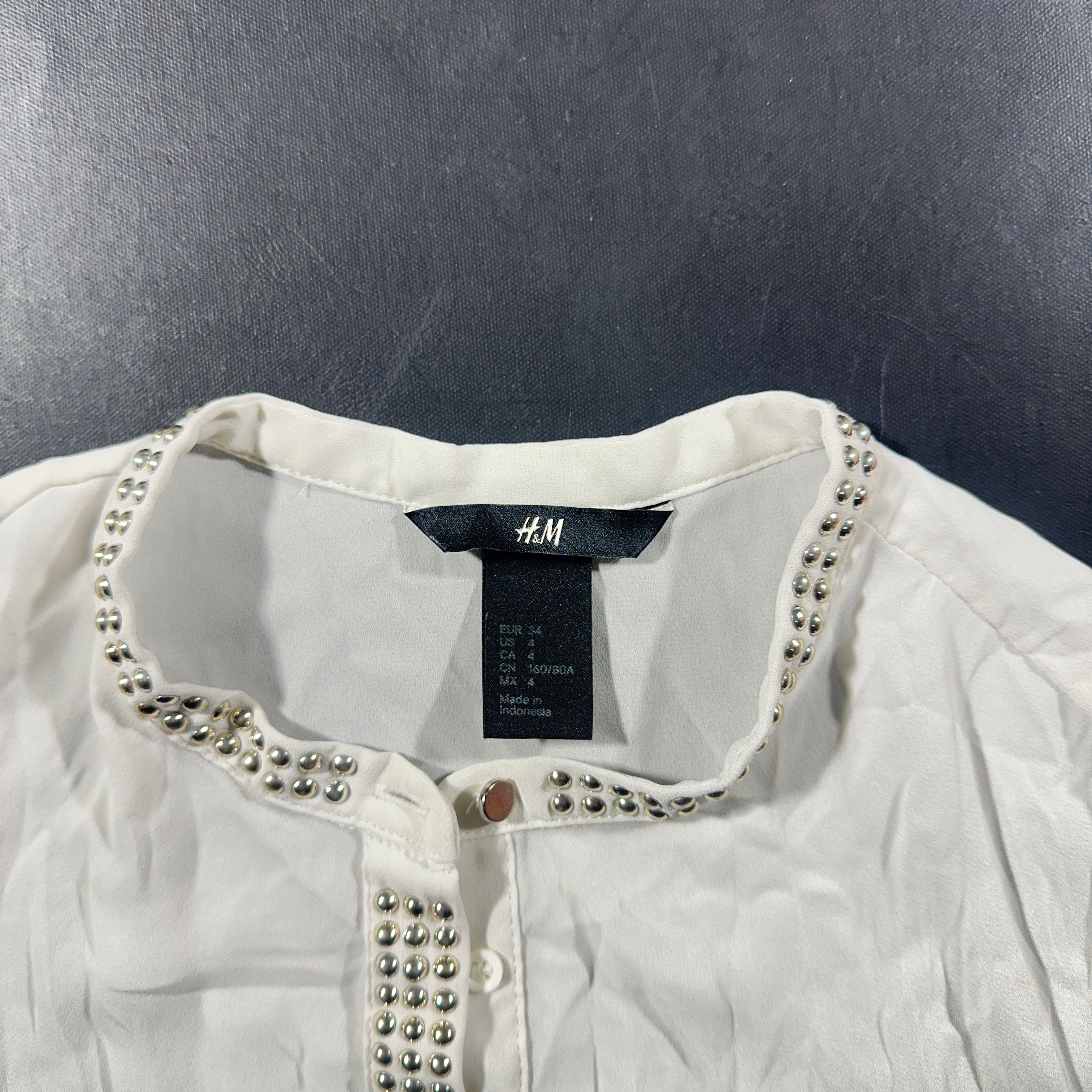 Blouse - White - Size 34