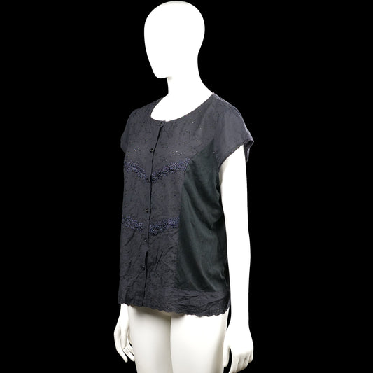 Blouse - Dark Gray - Size XL