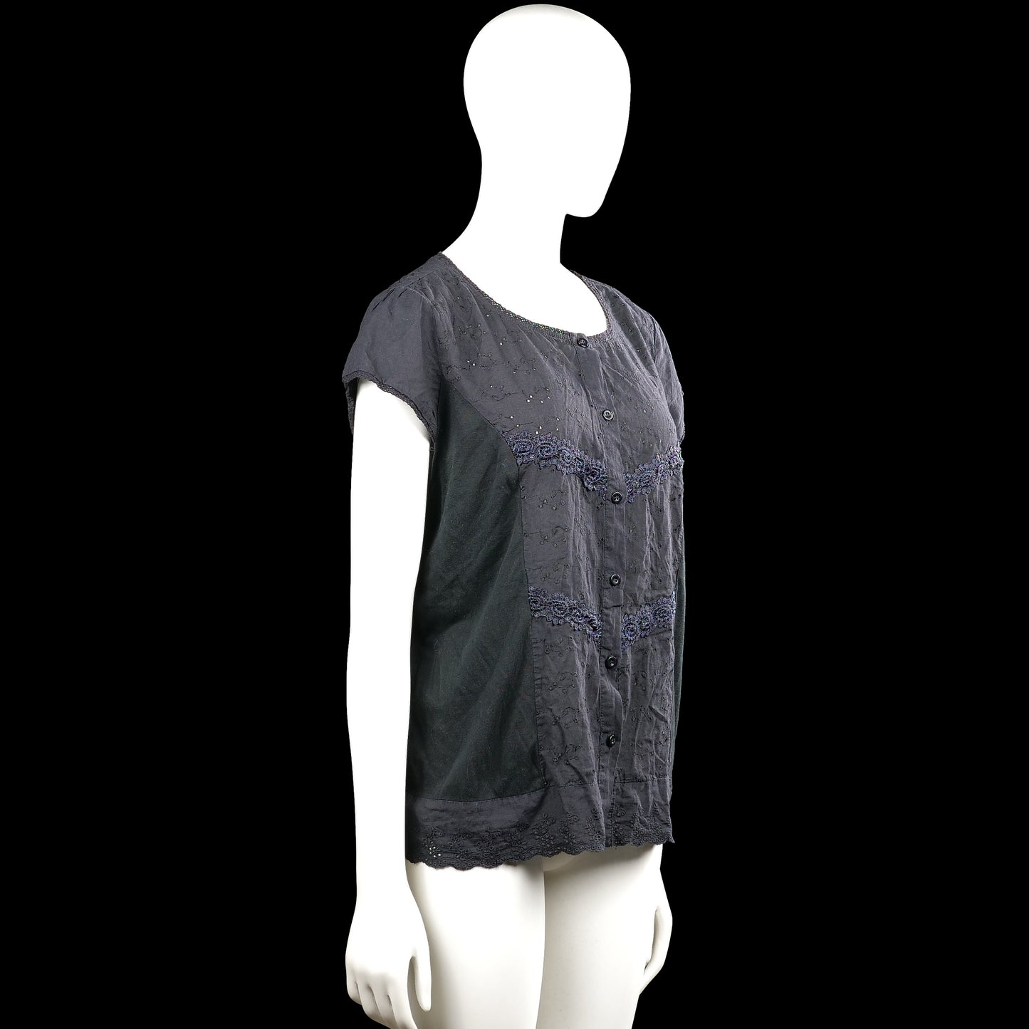 Blouse - Dark Gray - Size XL