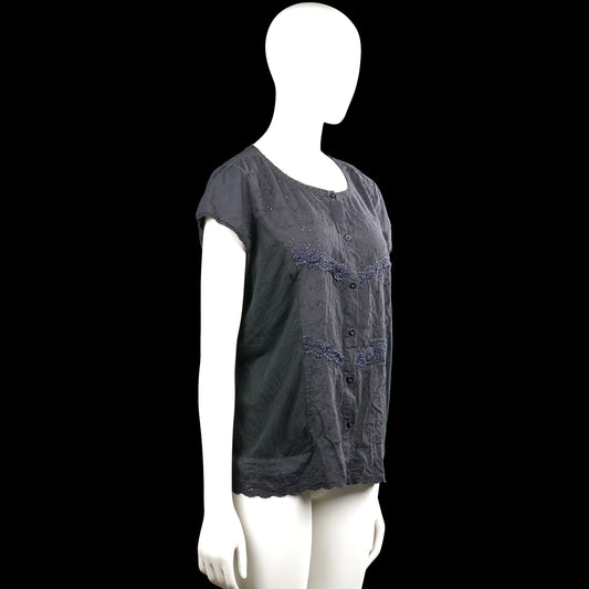 Blouse - Dark Gray - Size XL