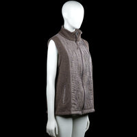 Fleece vest - Brown & Gray - Size 46