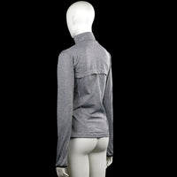 Sports top - Gray & Black - Size M