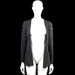 Crash one - Cardigan - Black - Size 158, 164 - Black solid open-front cardigan with a V-neckline and long sleeves with gathered shoulders. Features patch pockets and a straight hem with plain cuffs.