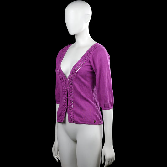 Cardigan - Purple - Size M