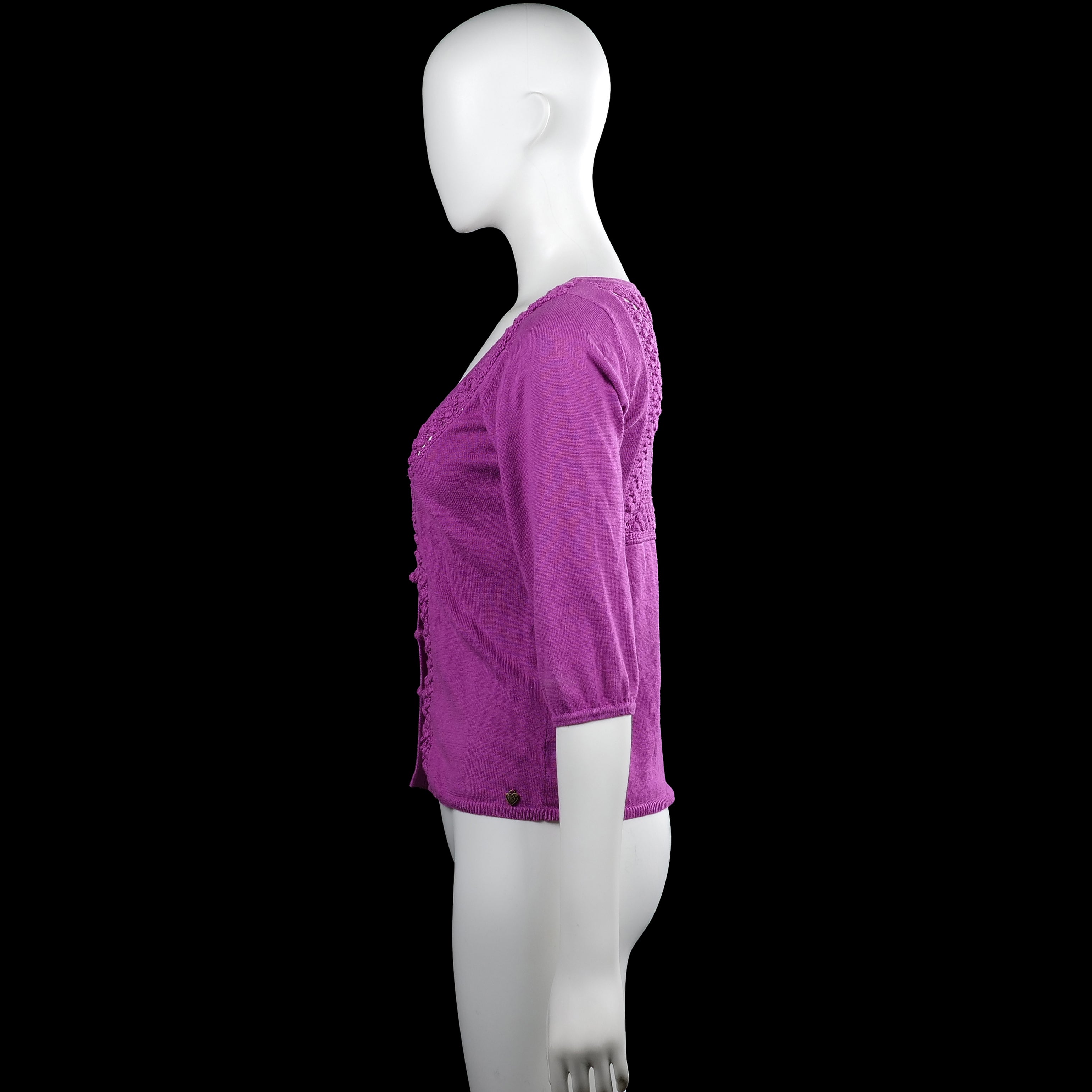 Cardigan - Purple - Size M