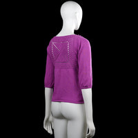 Cardigan - Purple - Size M