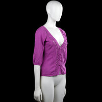 Cardigan - Purple - Size M