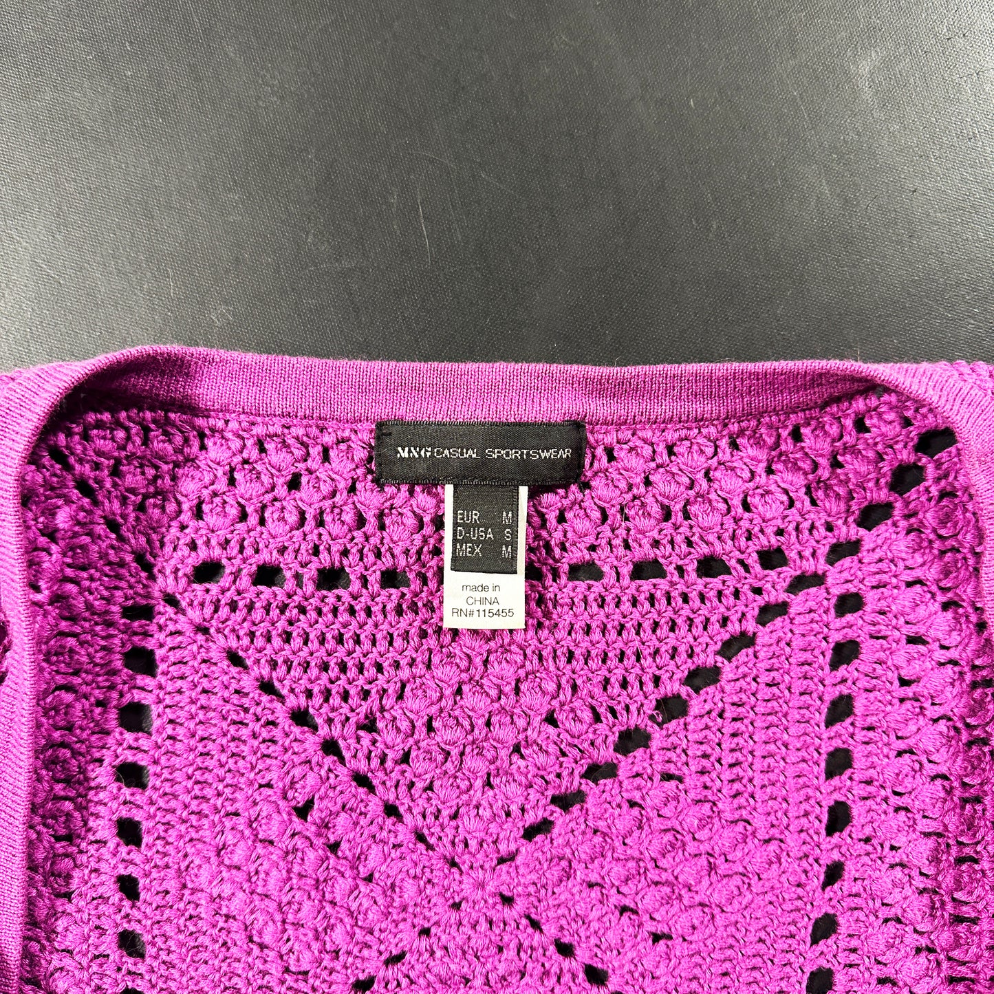 Cardigan - Purple - Size M