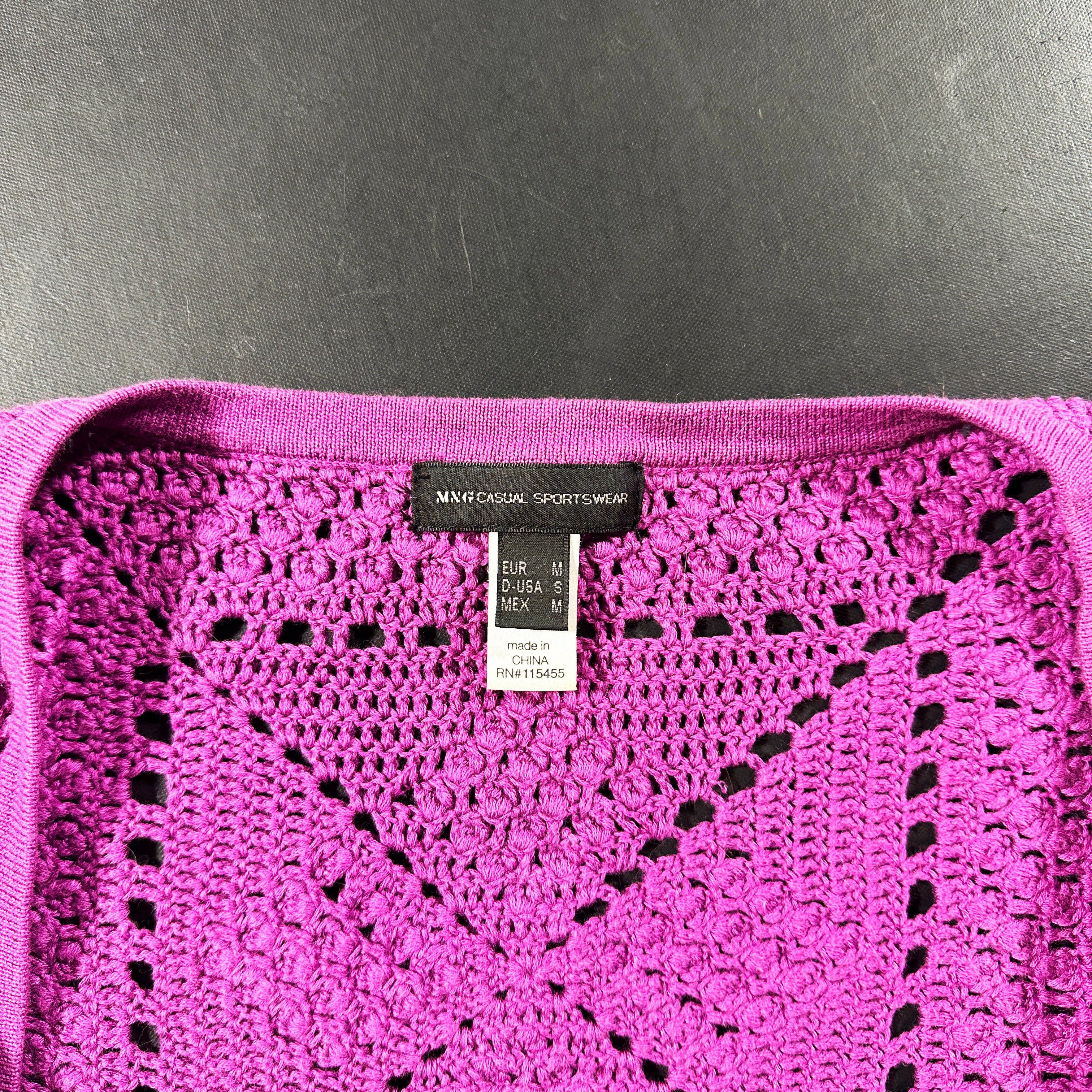 Cardigan - Purple - Size M