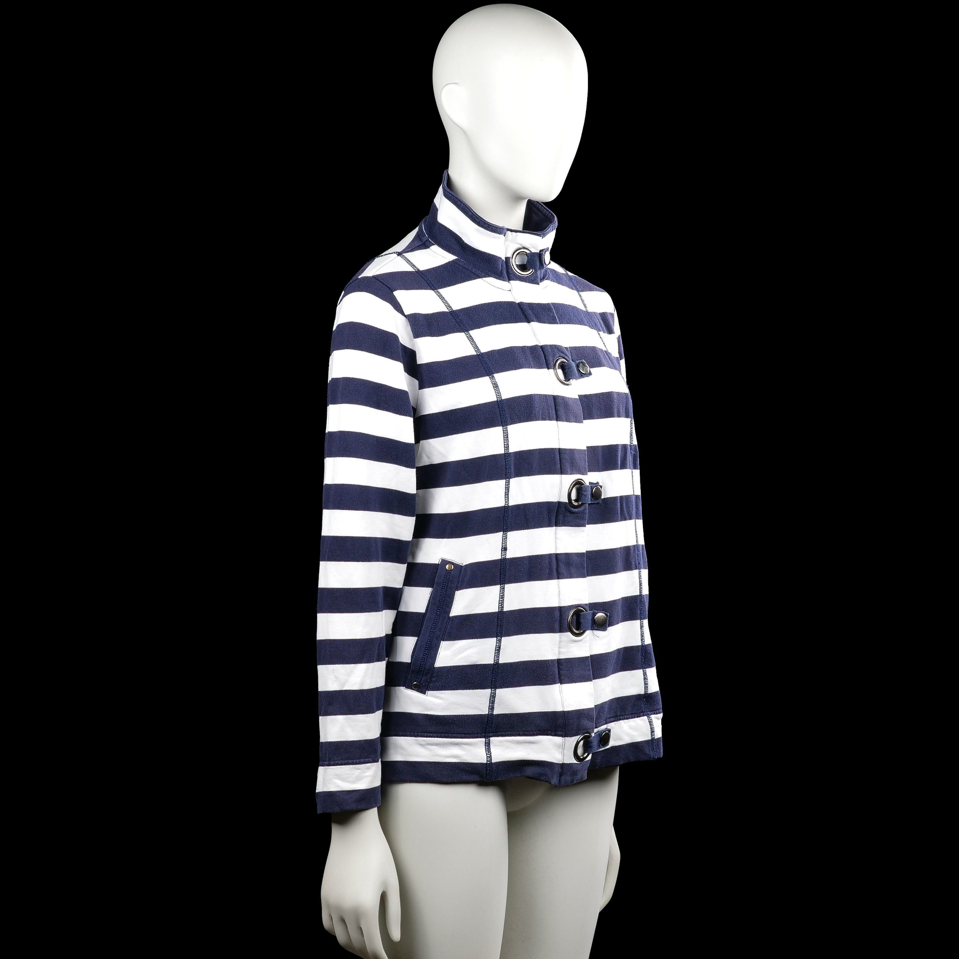 Sport jacket - White & Navy - Size 44