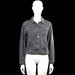 Primark - Denim jacket - Gray - Size 36 - Gray solid jacket with a classic collar and long sleeves with button cuffs. Features a button-front closure, two flap chest pockets, and a straight hem.