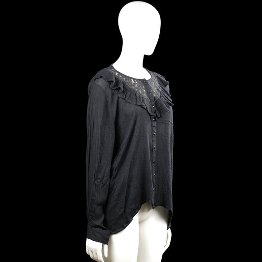 Blouse - Black - Size XL