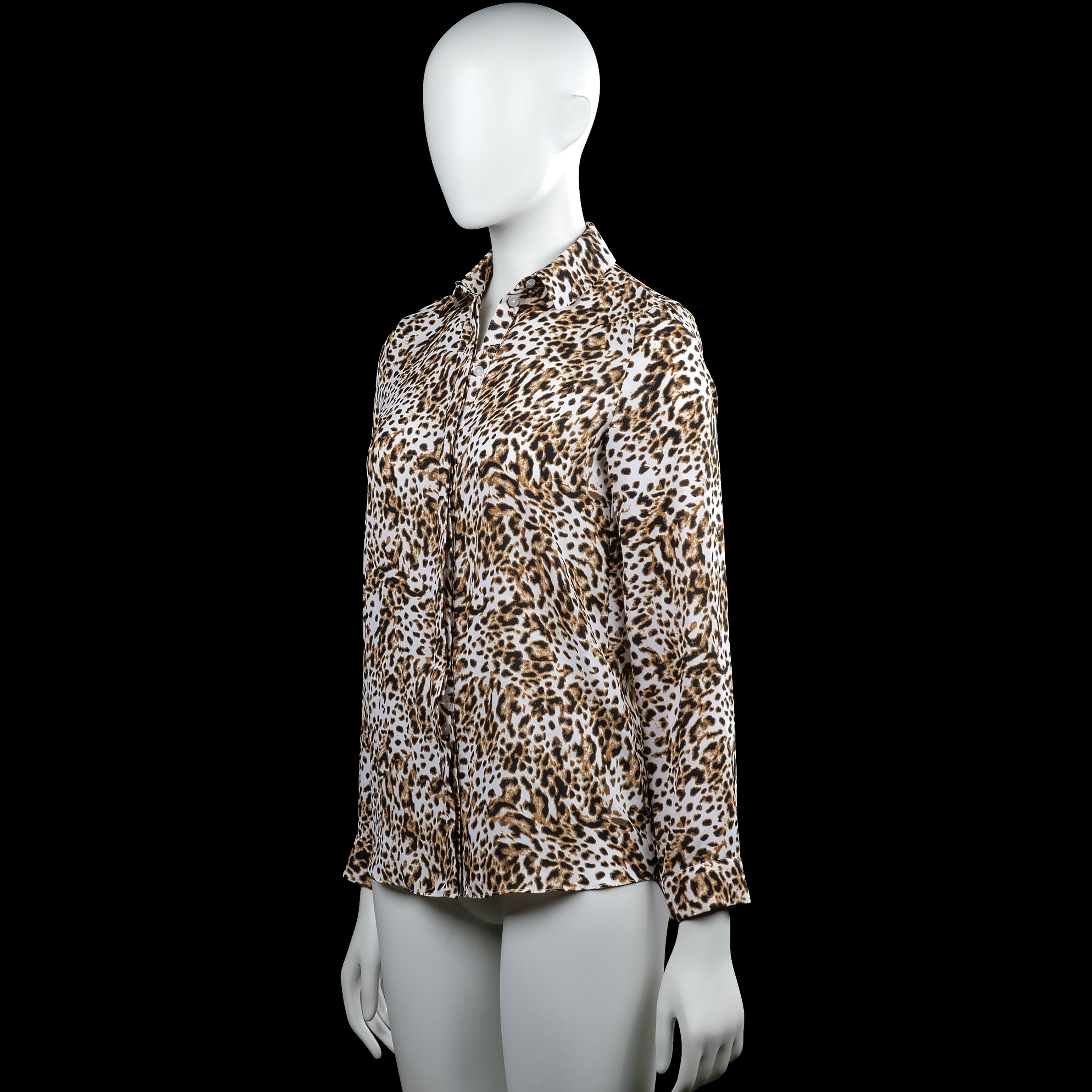 Shirt - White & Brown - Size 32