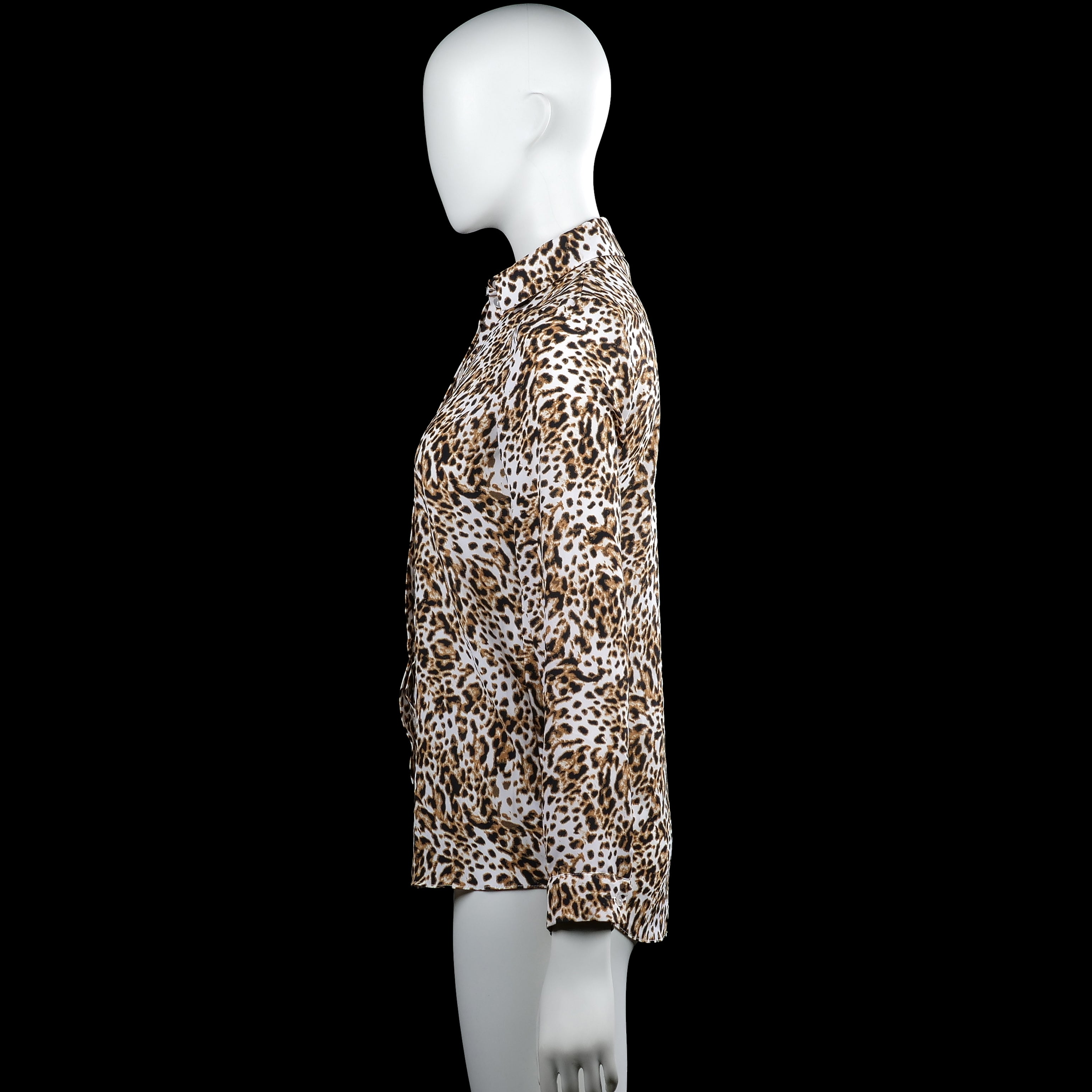 Shirt - White & Brown - Size 32