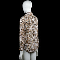 Shirt - White & Brown - Size 32