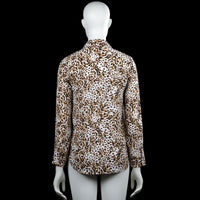 Shirt - White & Brown - Size 32