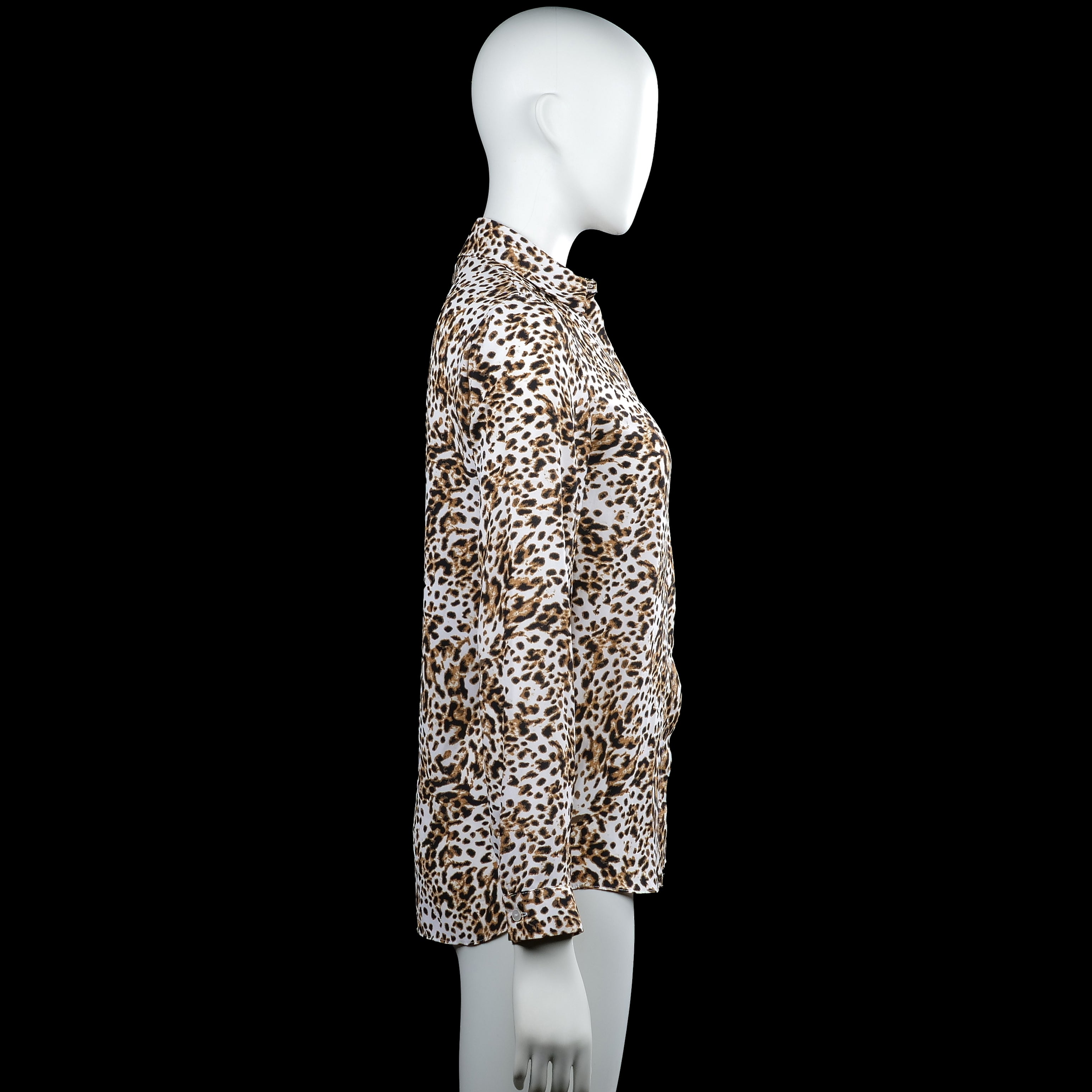 Shirt - White & Brown - Size 32