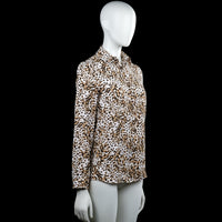 Shirt - White & Brown - Size 32