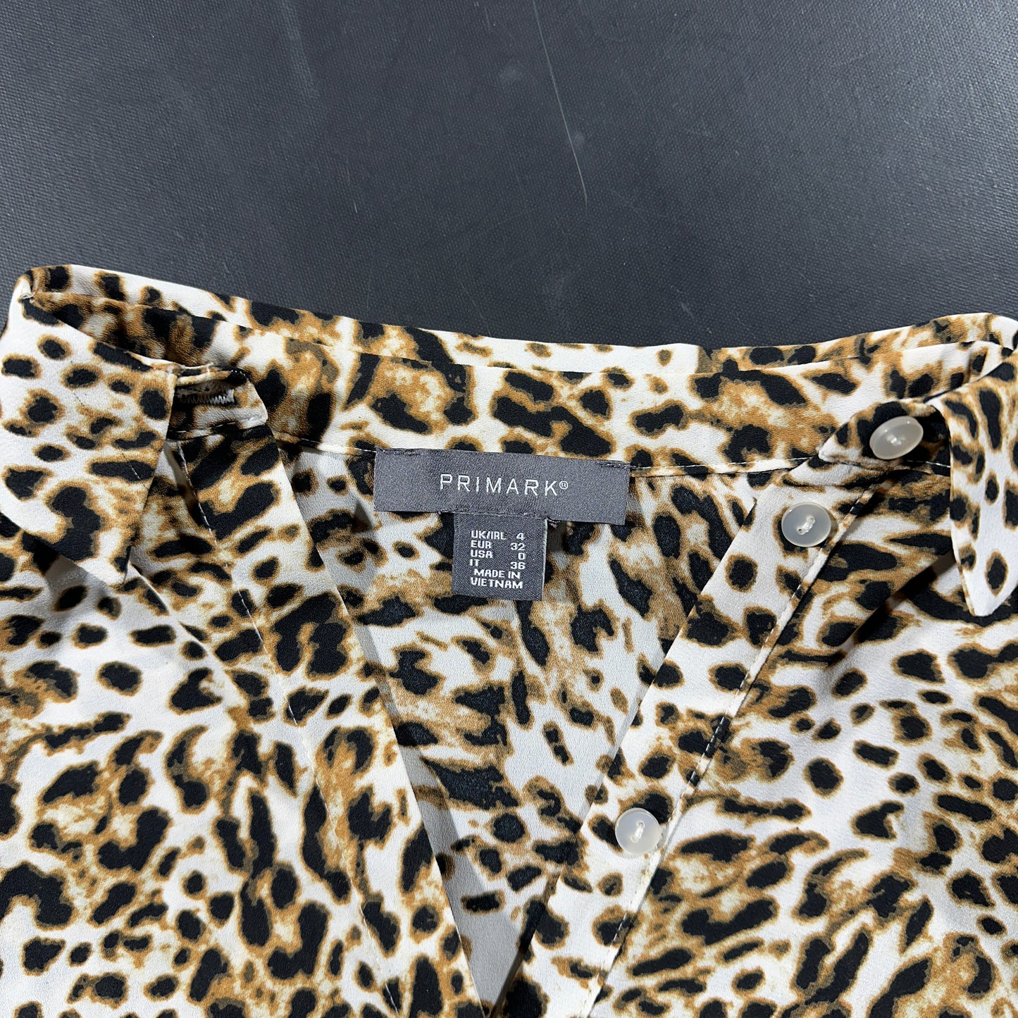 Shirt - White & Brown - Size 32