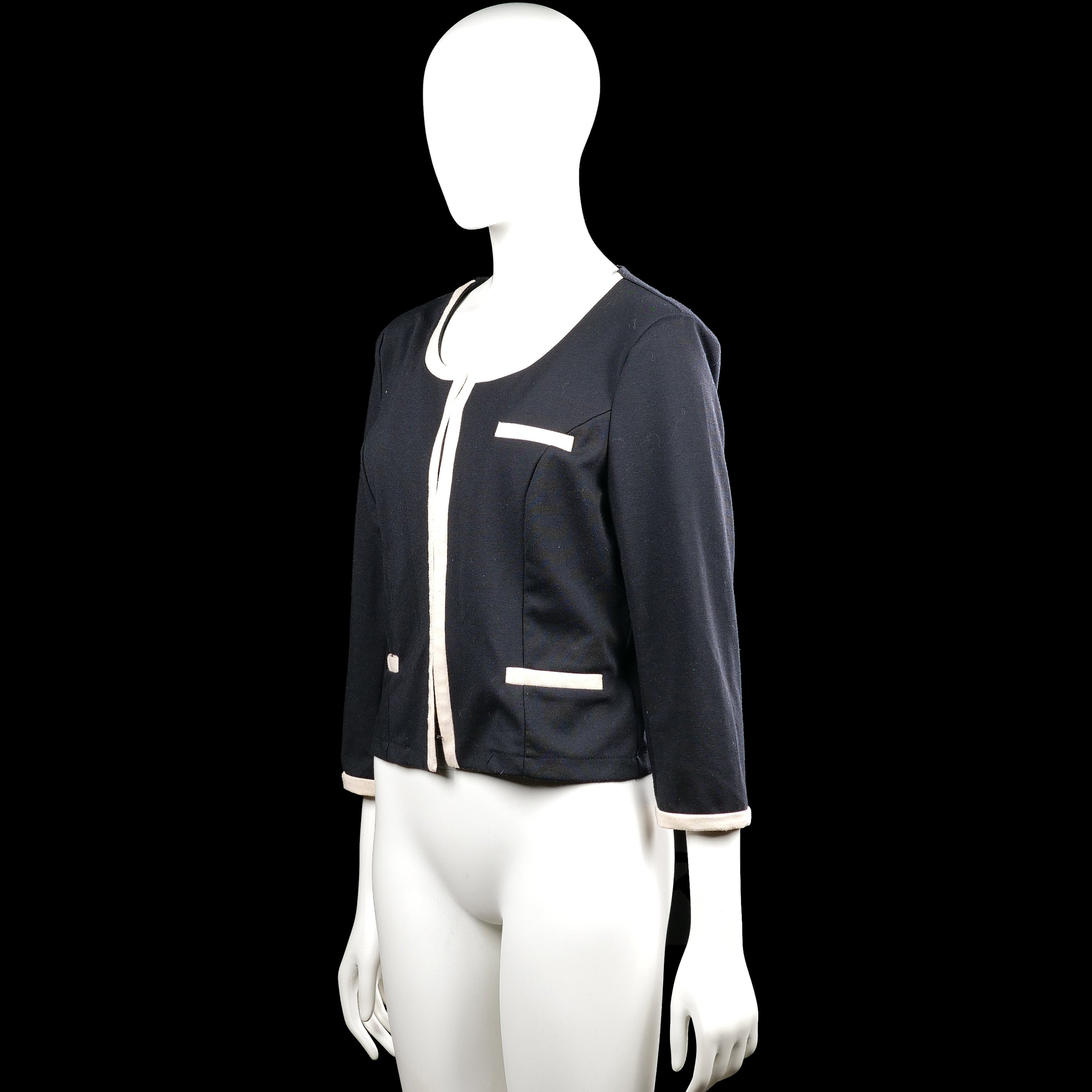 Blazer - Navy & White - Size S