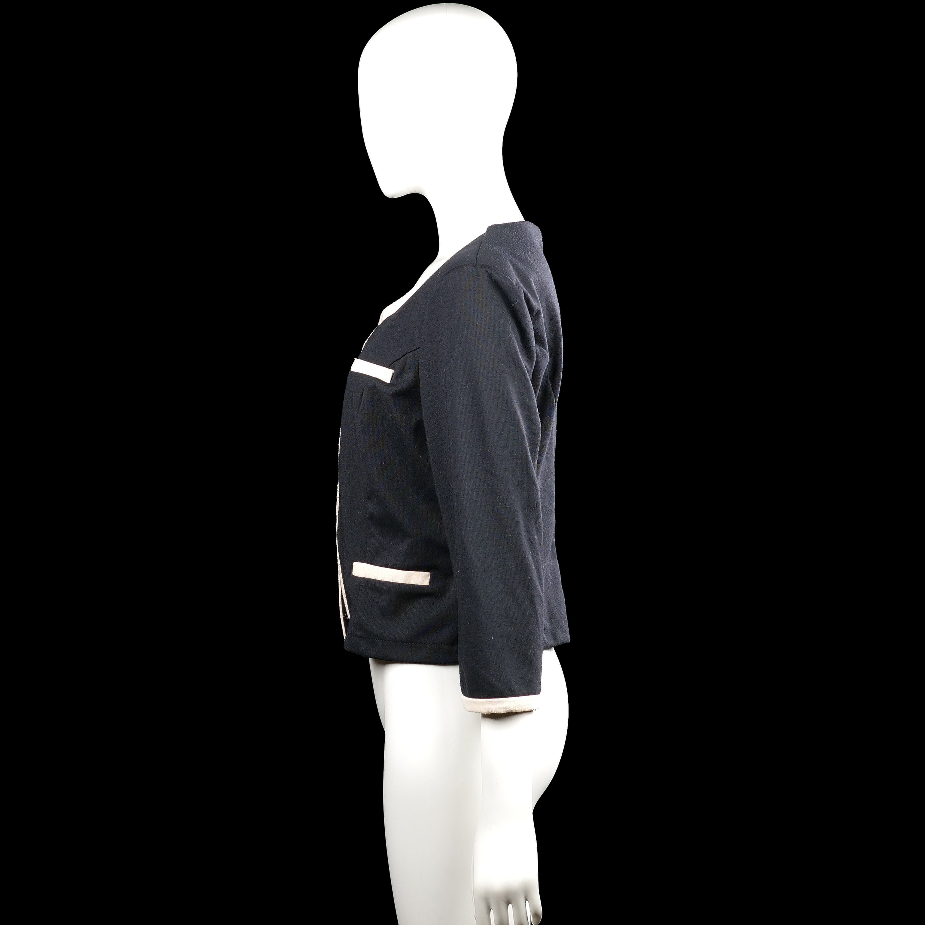 Blazer - Navy & White - Size S