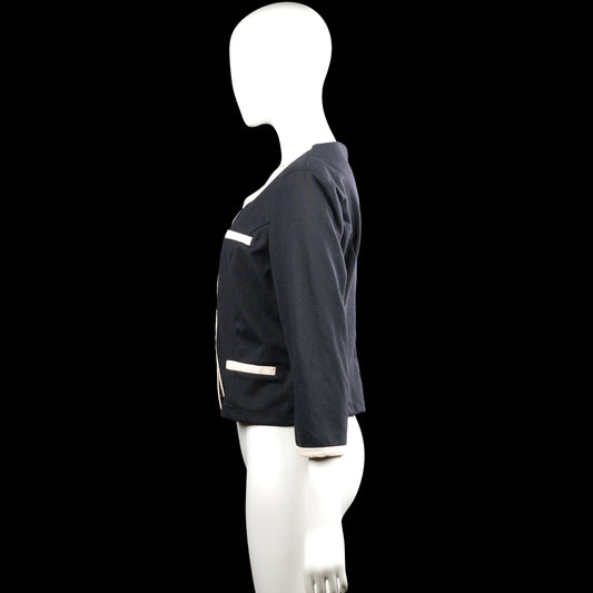 Blazer - Navy & White - Size S