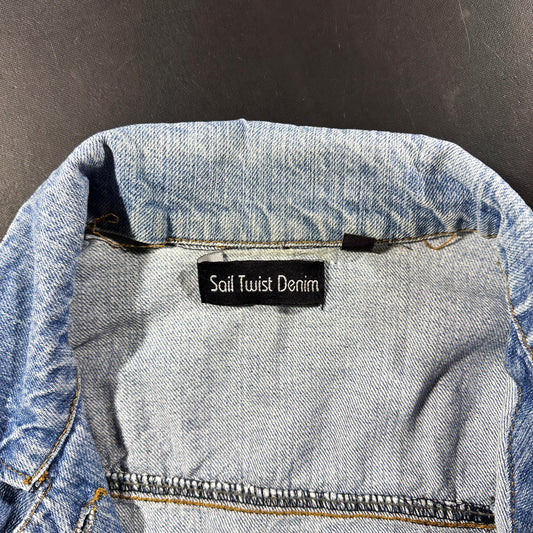Denim jacket - Denim Blue & Light Blue - Size 38