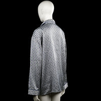 Shirt - White & Navy - Size M