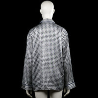 Shirt - White & Navy - Size M