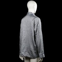 Shirt - White & Navy - Size M