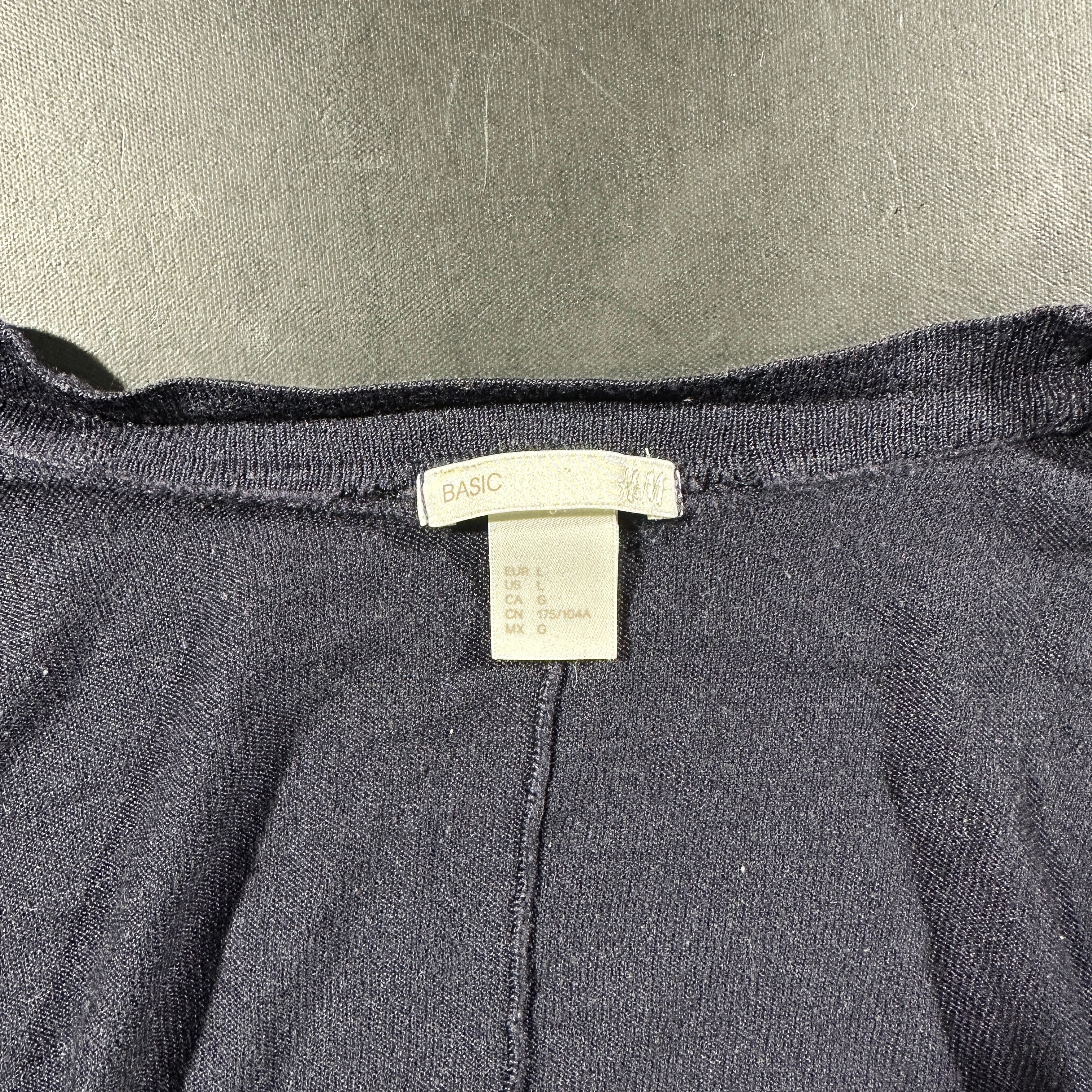 Cardigan - Navy - Size L