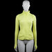 Kappahl Bodyzone - Sports top - Lime - Size 32, 34 - Lime solid high-neck jacket with a full-length front zipper and long sleeves. Features zippered front pockets, plain cuffs, and a straight hem.