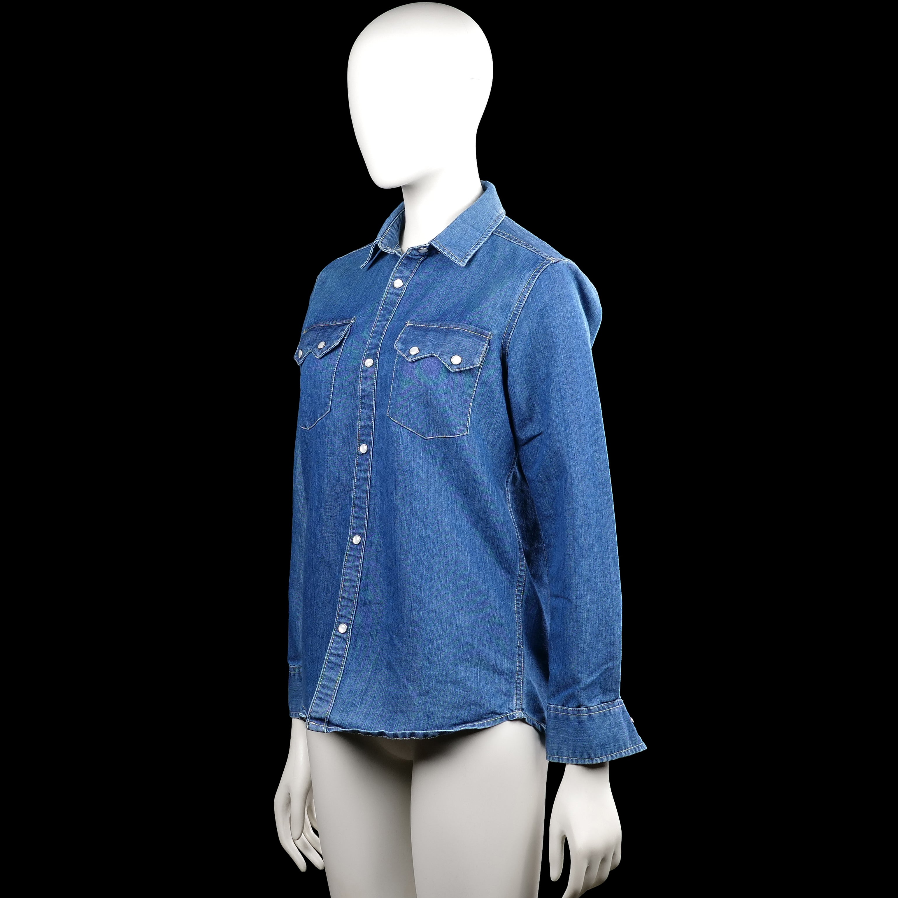 Shirt - Denim Blue - Size 160