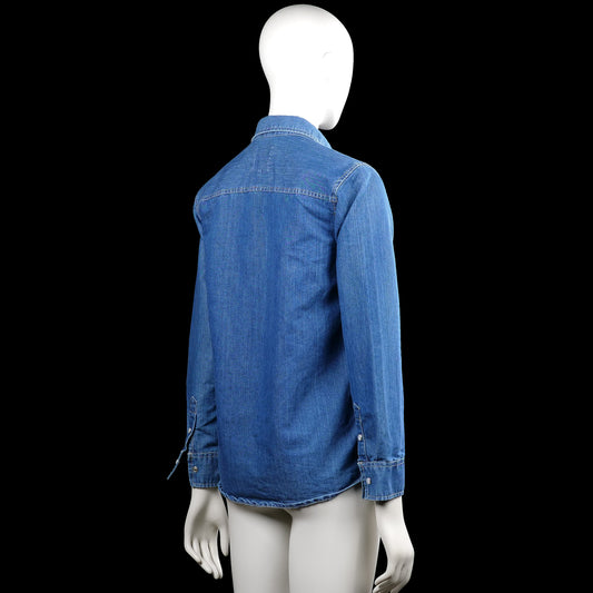 Shirt - Denim Blue - Size 160