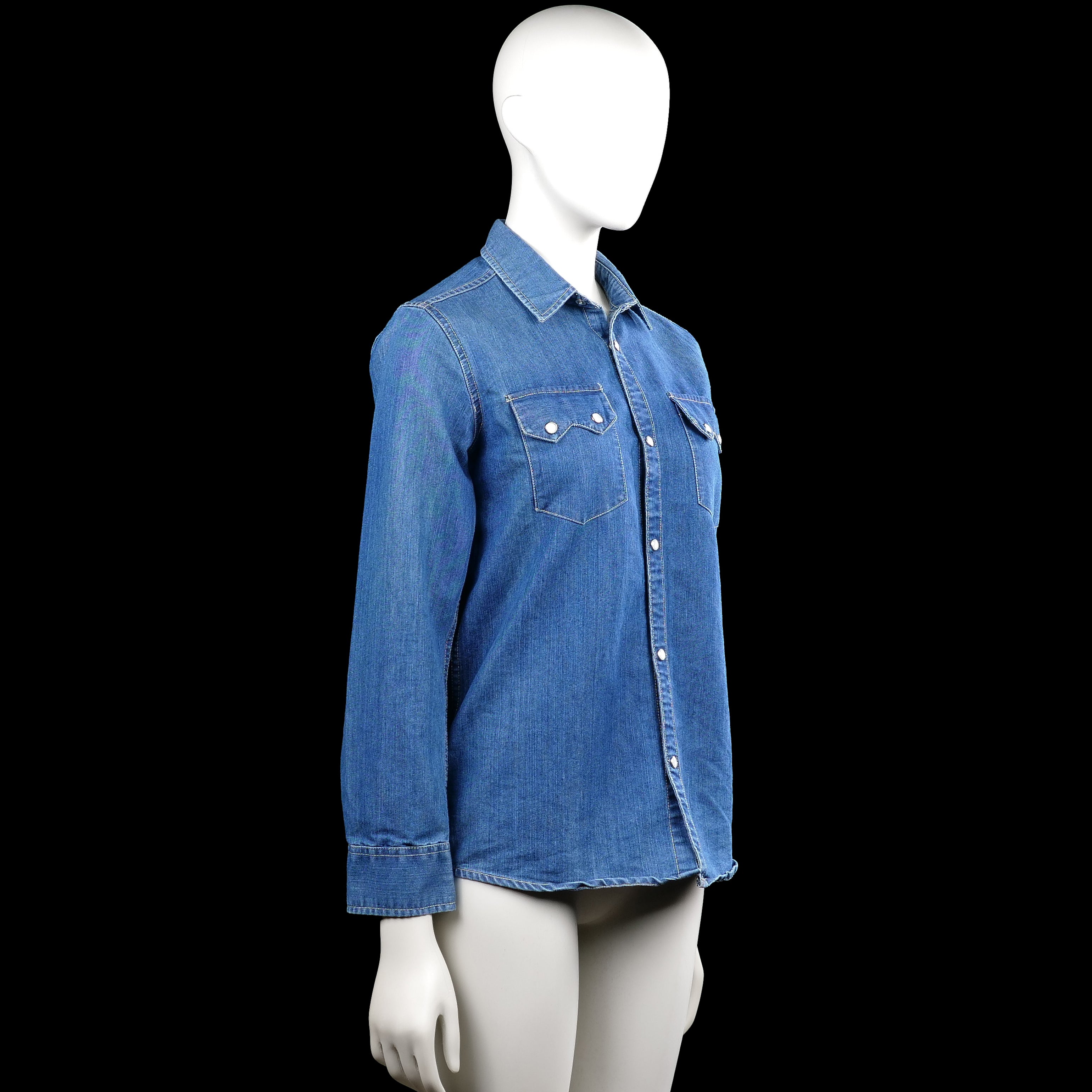 Shirt - Denim Blue - Size 160