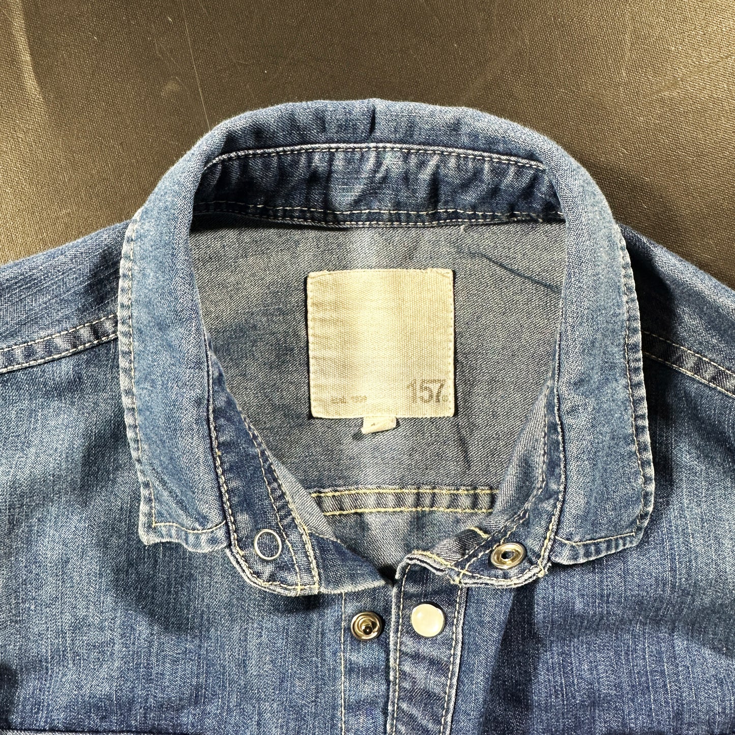 Shirt - Denim Blue - Size 160
