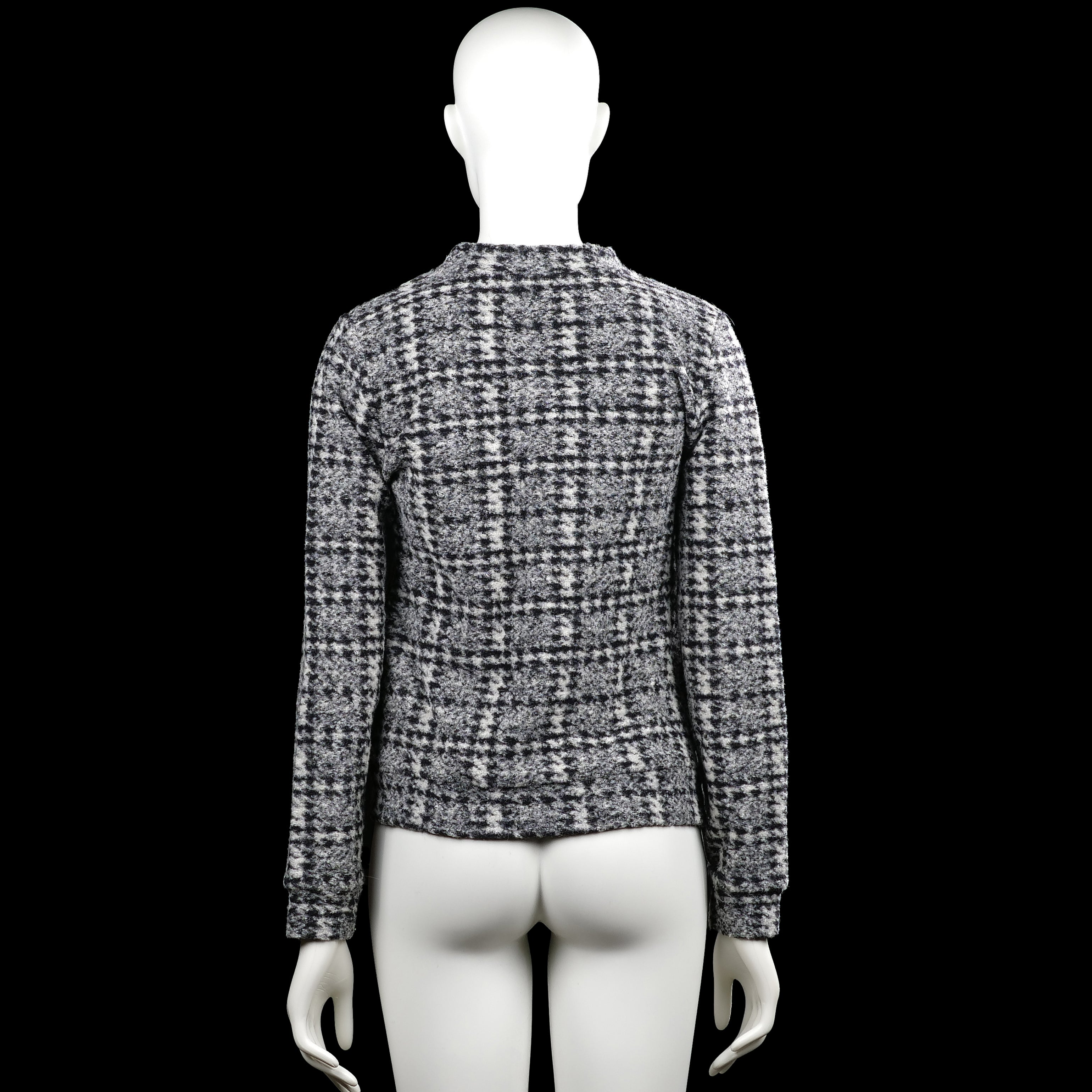 Bomber jacket - Gray & Black - Size XS