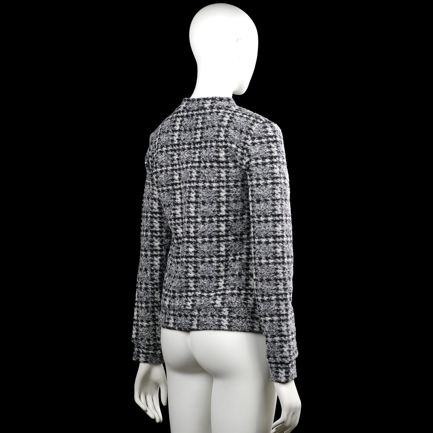 Bomber jacket - Gray & Black - Size XS