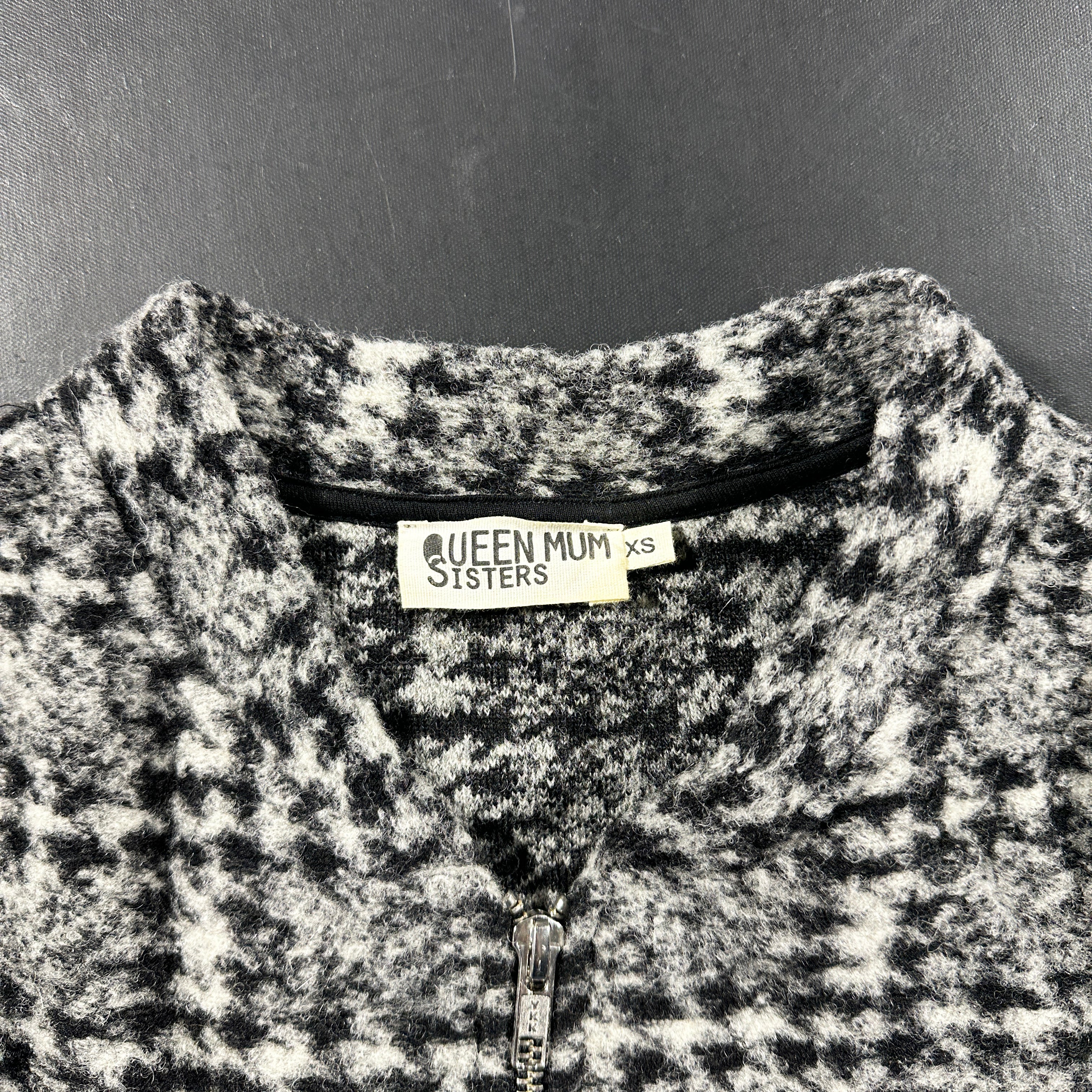 Bomber jacket - Gray & Black - Size XS