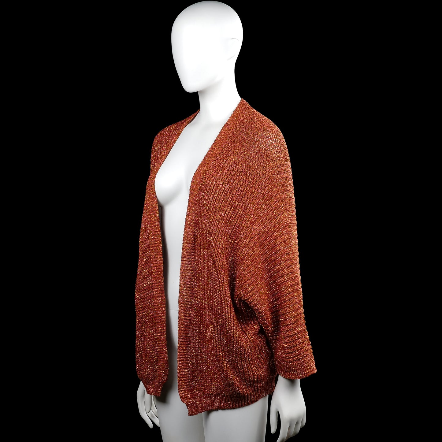 Cardigan - Rust & Amber - Size S, M