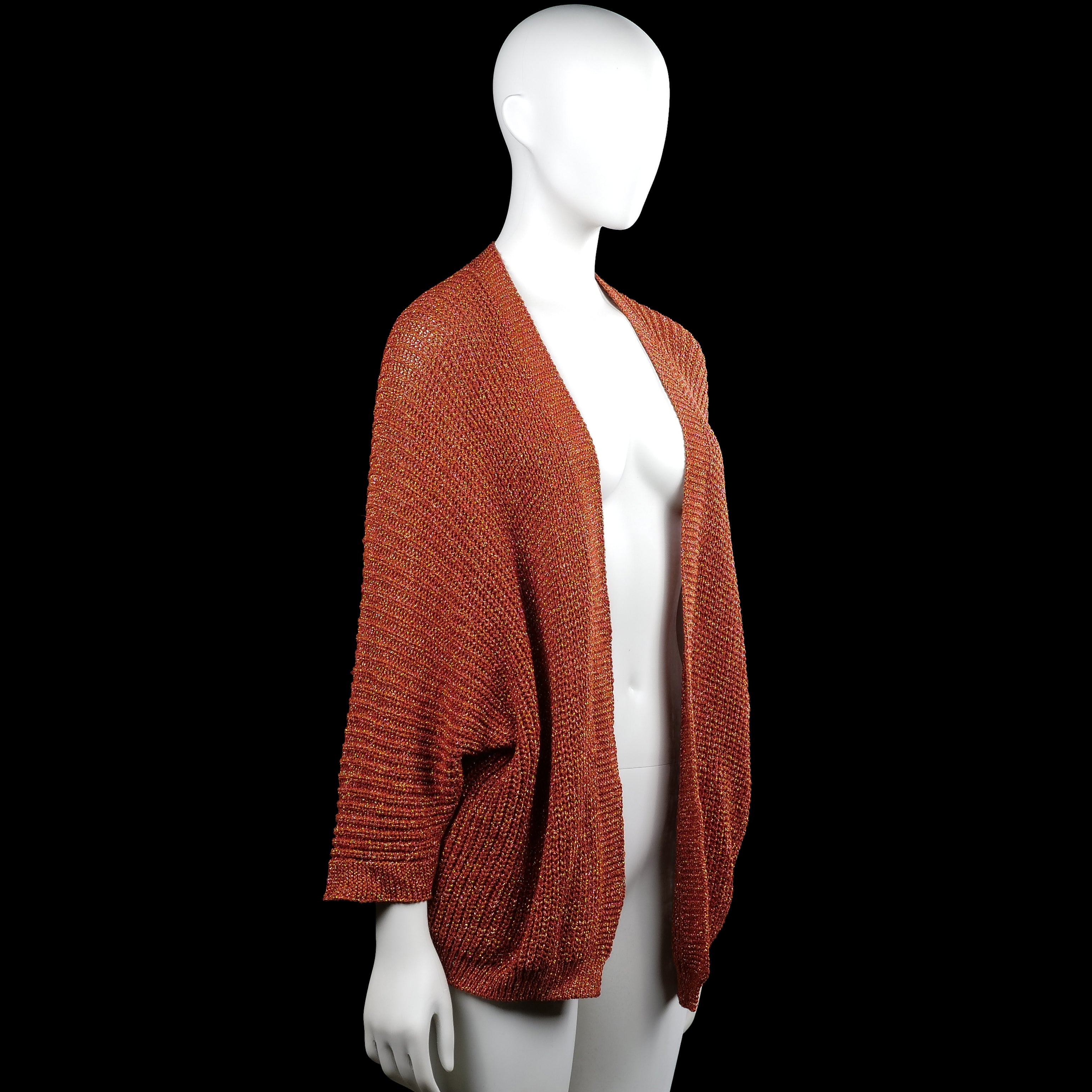 Cardigan - Rust & Amber - Size S, M